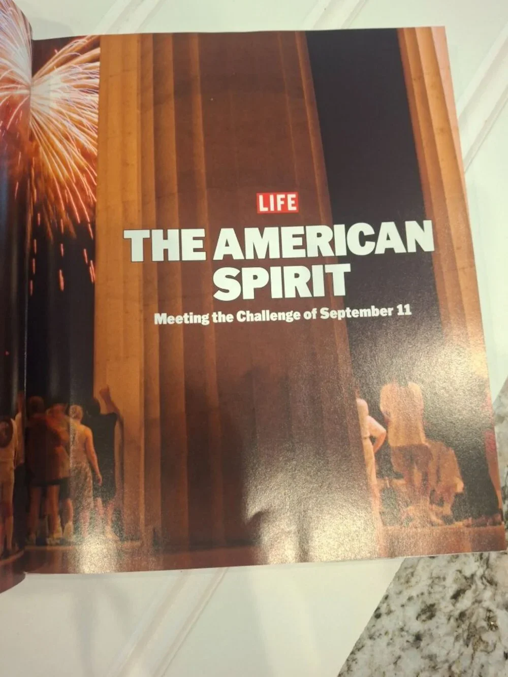 LIFE The American Spirit September 11 9/11 2002 Hardcover Photo History Book